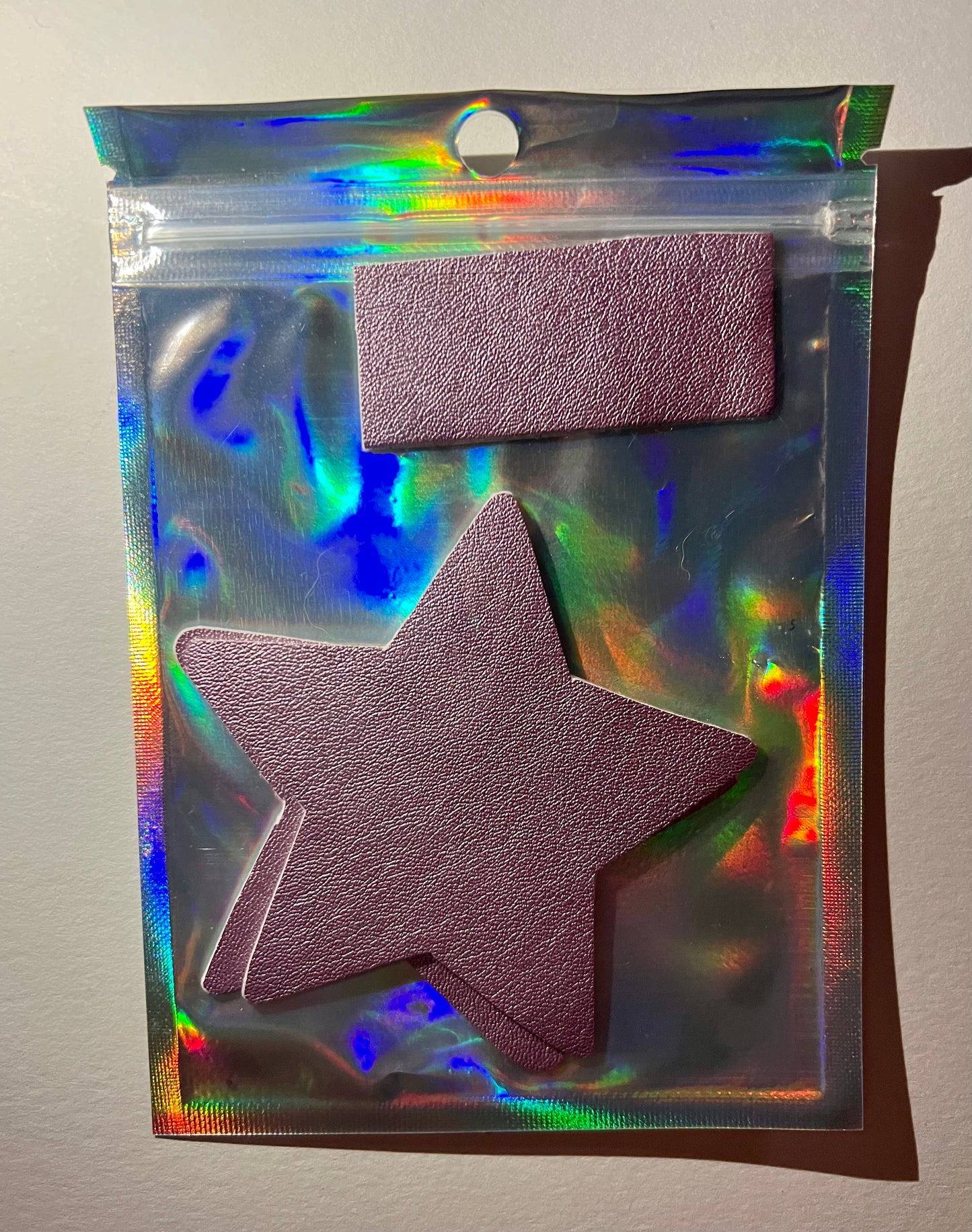 Pasties: Light Purple Leather Pasties