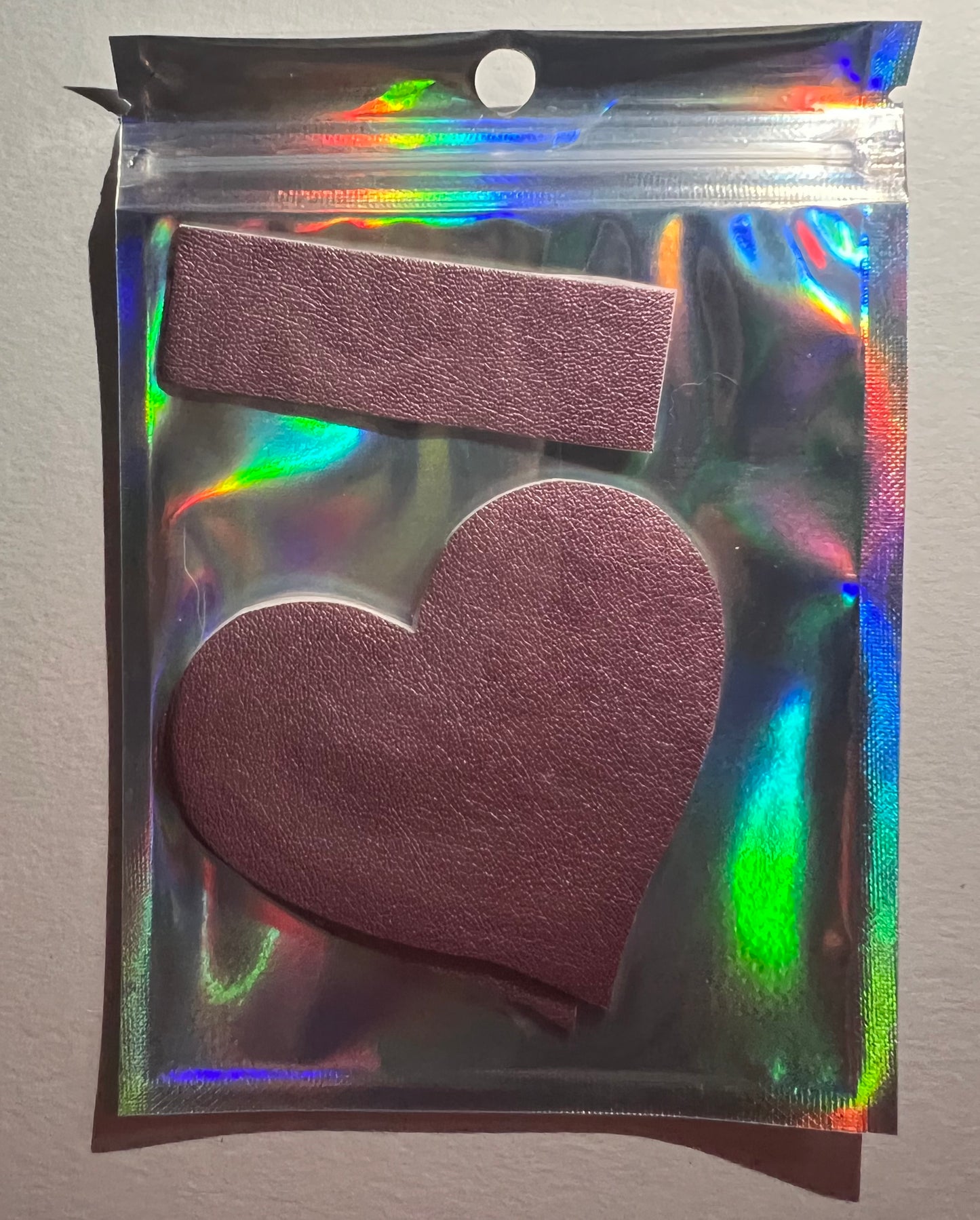 Pasties: Pink Faux Leather Pasties