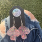 Baby Pink Mushroom Earrings