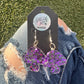 Purple Mushroom Earrings