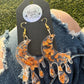 Gold Foil Moon Earrings