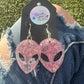 Baby Pink Alien Earrings