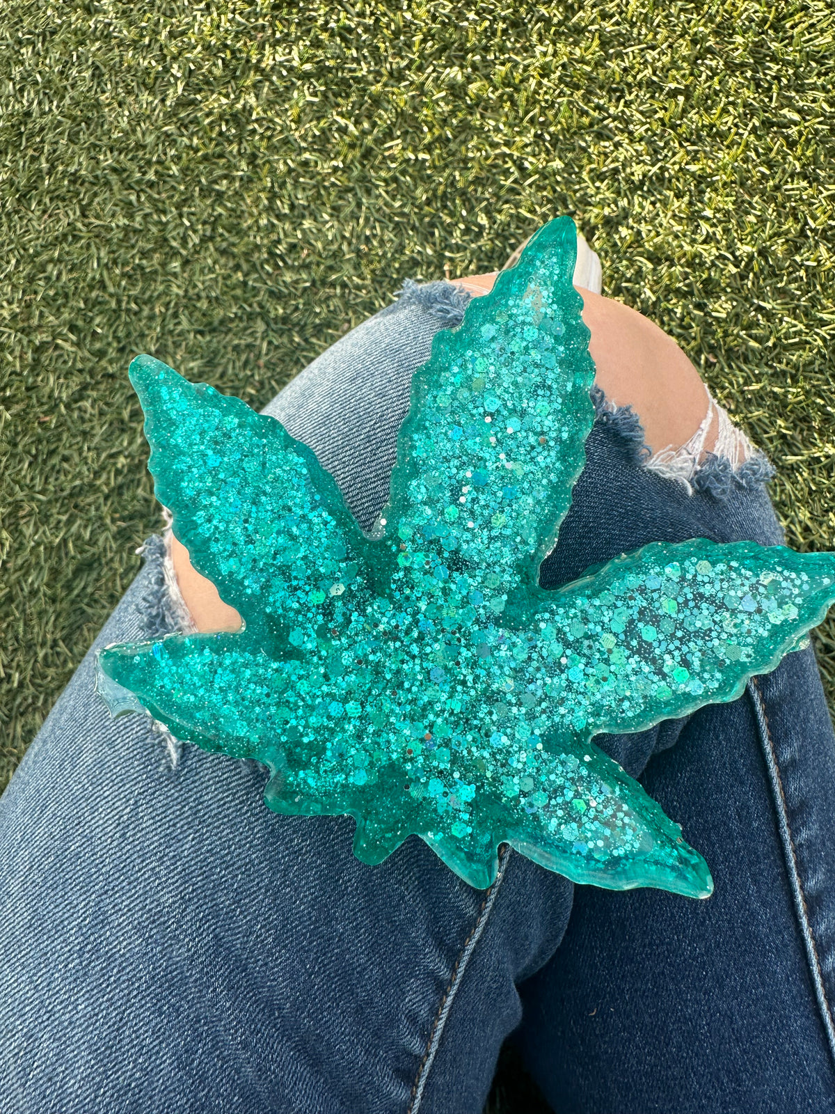 Leaf Glitter Ashtray