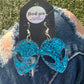 Blue Alien Earrings