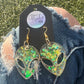 Yellow Alien Earrings