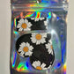 Pasties: Black Daisy Flowers Pasties