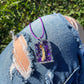 Necklace: Purple Penis Envy Pendant
