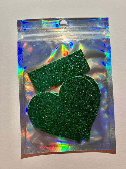Pasties: Green Glitter Pasties