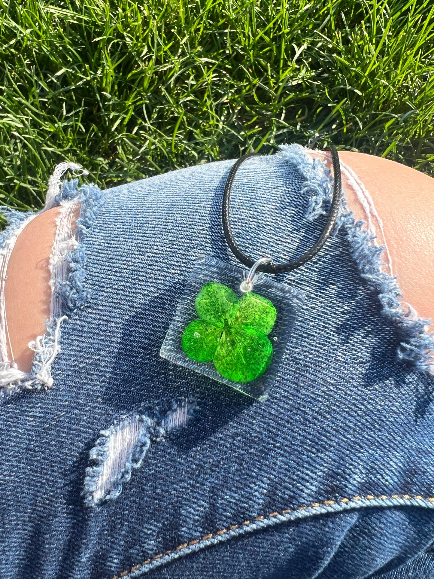 Necklace: Four Leaf Clover Pendant