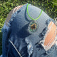 Necklace: Green PES Oval Pendant