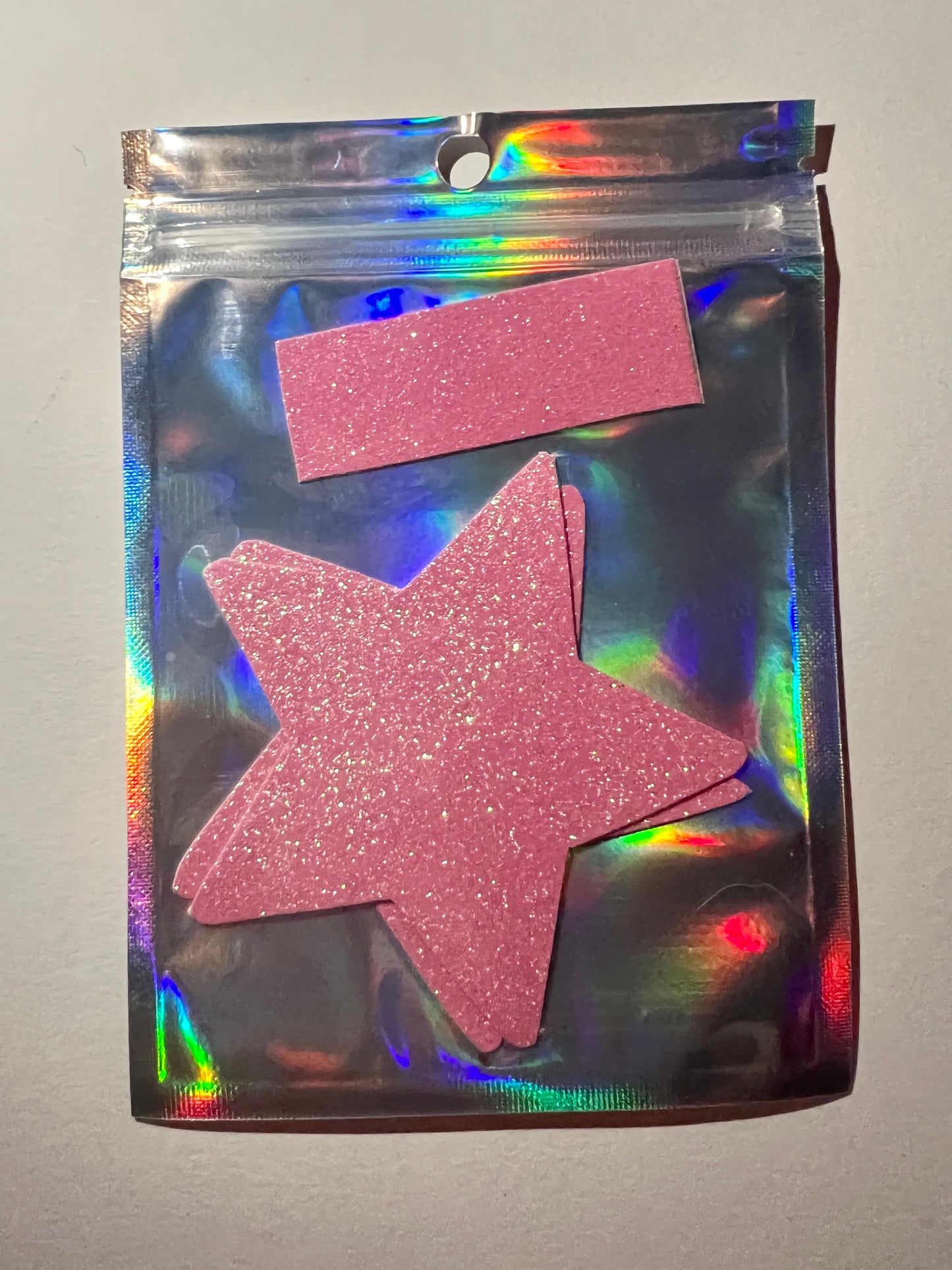 Pasties: Rose Pink Glitter Pasties