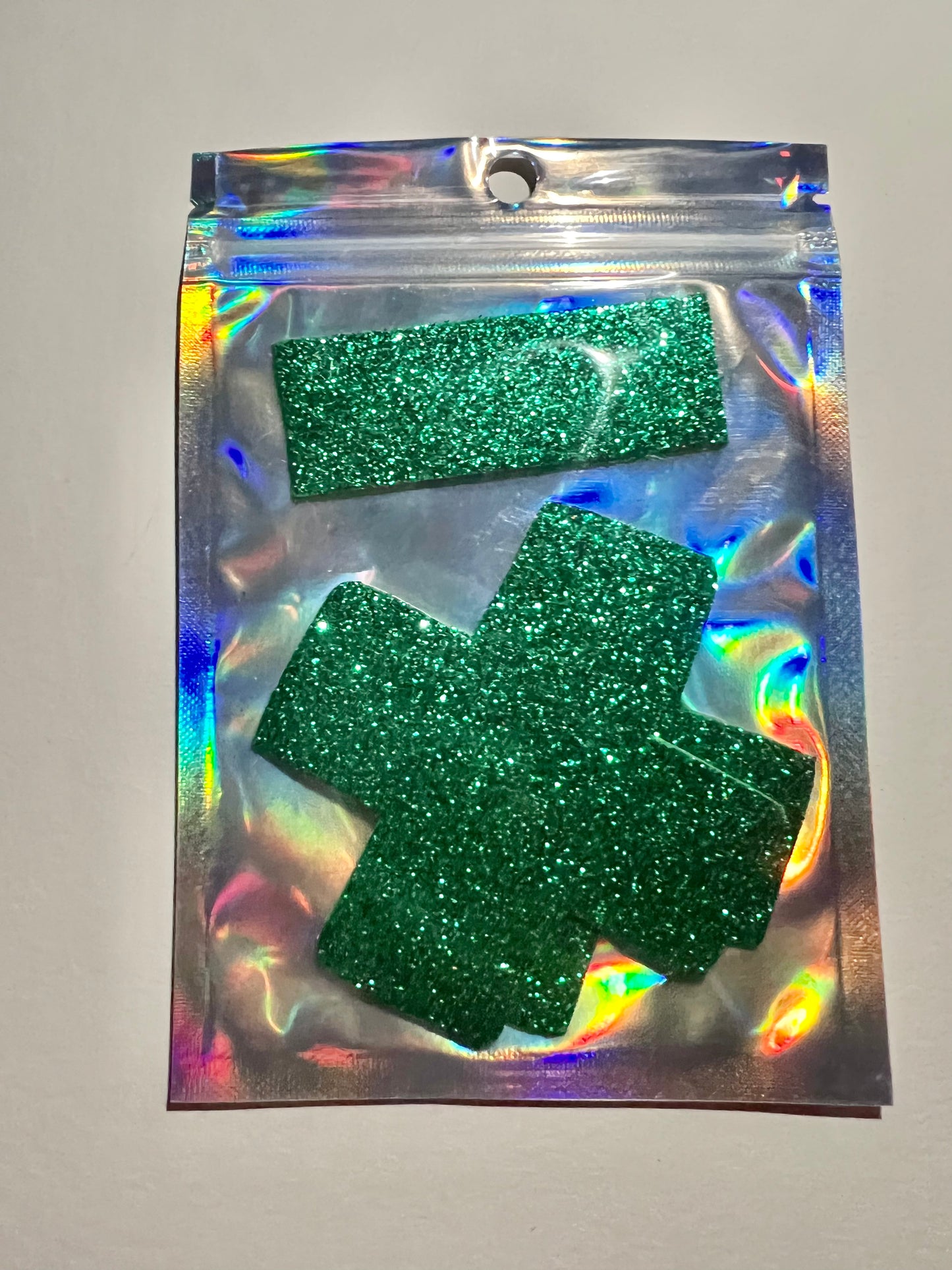 Pasties: Green Glitter Pasties