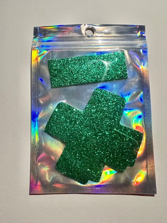 Pasties: Green Glitter Pasties