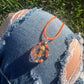 Necklace: Gold Mushy Pendant