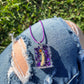 Necklace: Purple Penis Envy Pendant