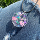Necklace: Rave Girl Circle Pendant