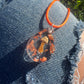 Necklace: Gold Mushy Pendant