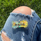 Rave Pets: Yellow Flower Woof Tag