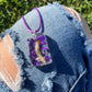 Necklace: Purple Penis Envy Pendant