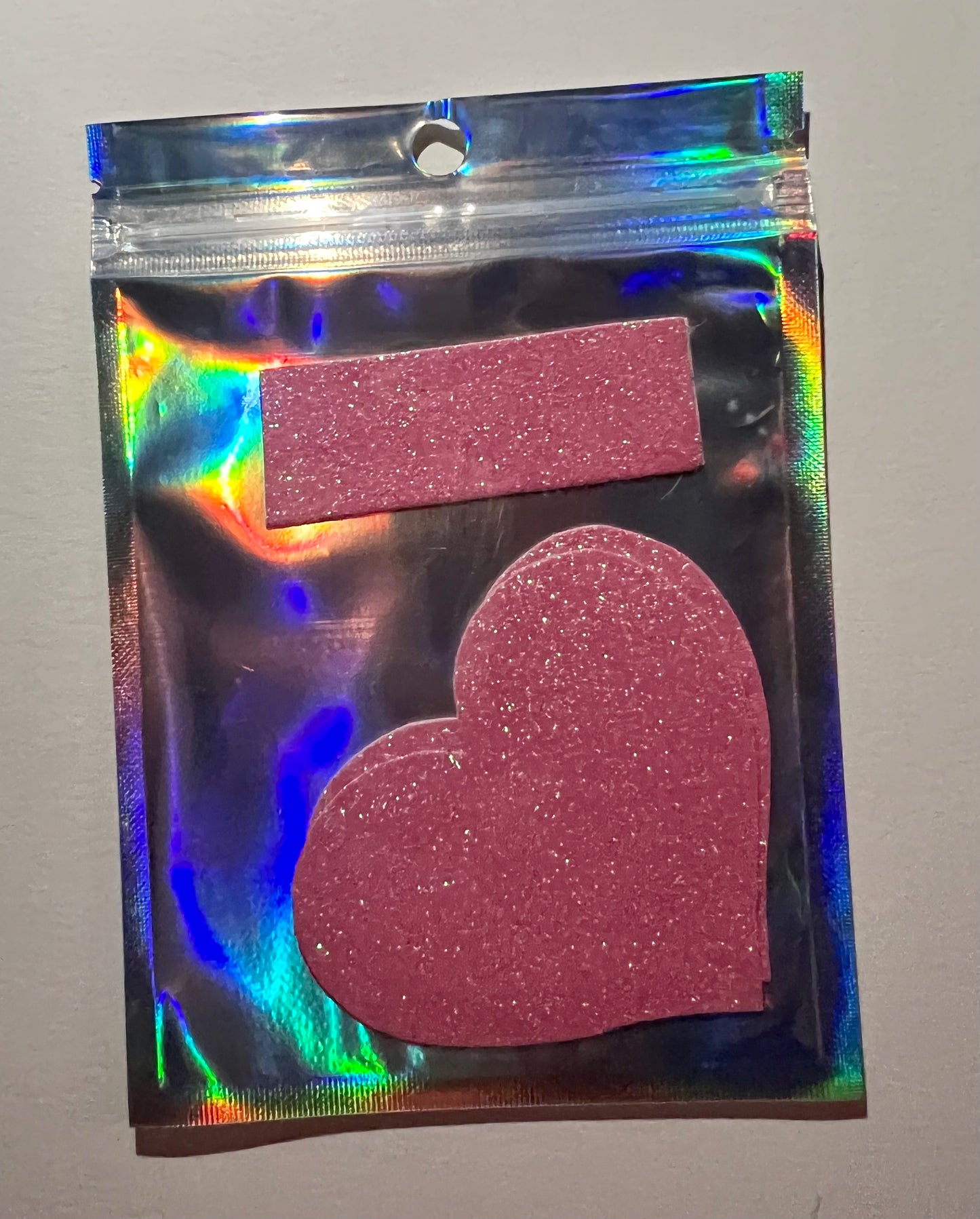 Pasties: Rose Pink Glitter Pasties