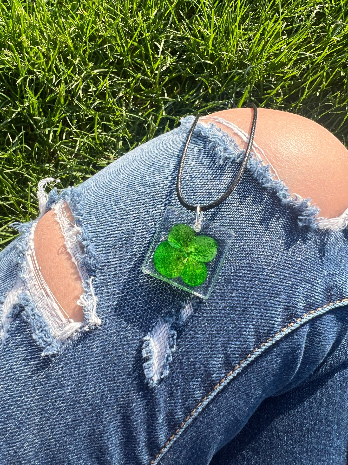 Necklace: Four Leaf Clover Pendant