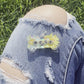 Rave Pets: Yellow Flower Woof Tag