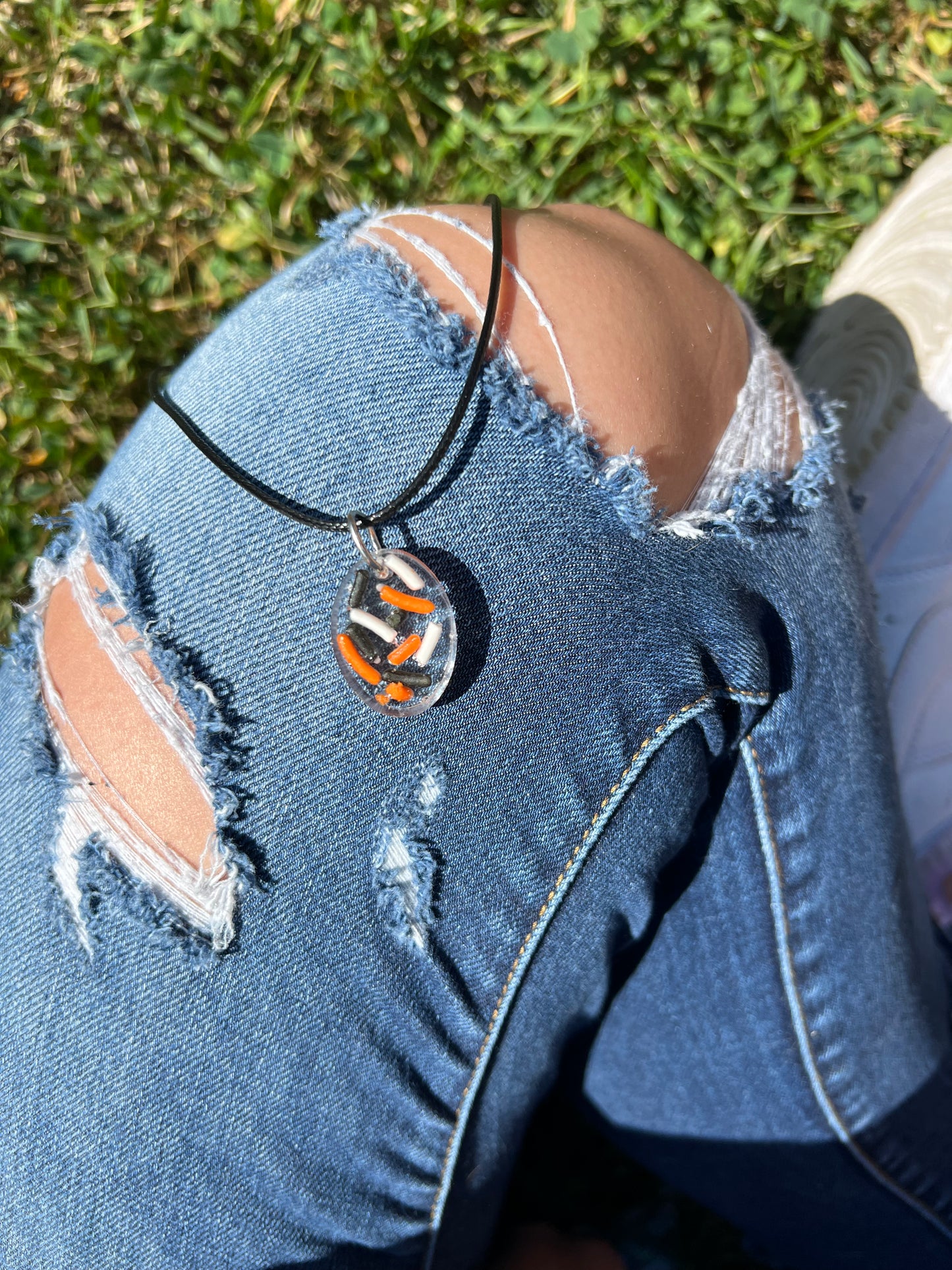 Necklace: Halloween Sprinkles Pendant
