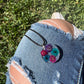 Necklace: May Bouquet Circle Pendant