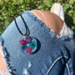 Necklace: May Bouquet Circle Pendant